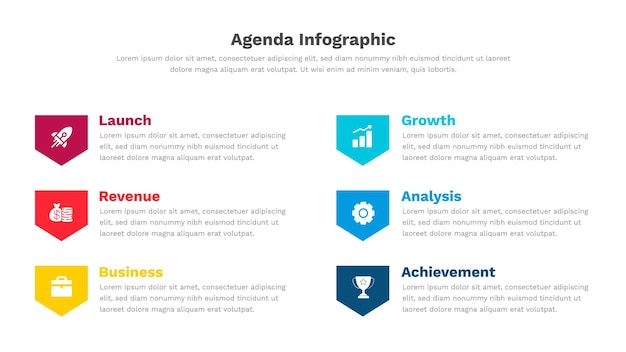 A screenshot of a slide with the word agenda on it