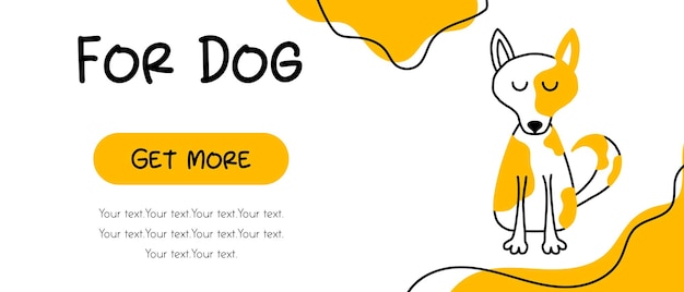 Screenshots of the pet store and mobile application Menu banner vector template for website and app development Pet shop templates for store Templates for dogs