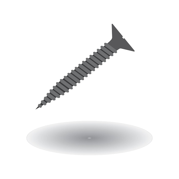 Screw logo vector