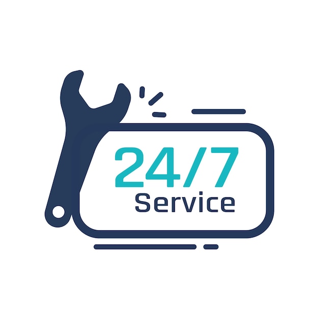 Screwdriver icon 24 hour service Repair service and consulting problems to customers