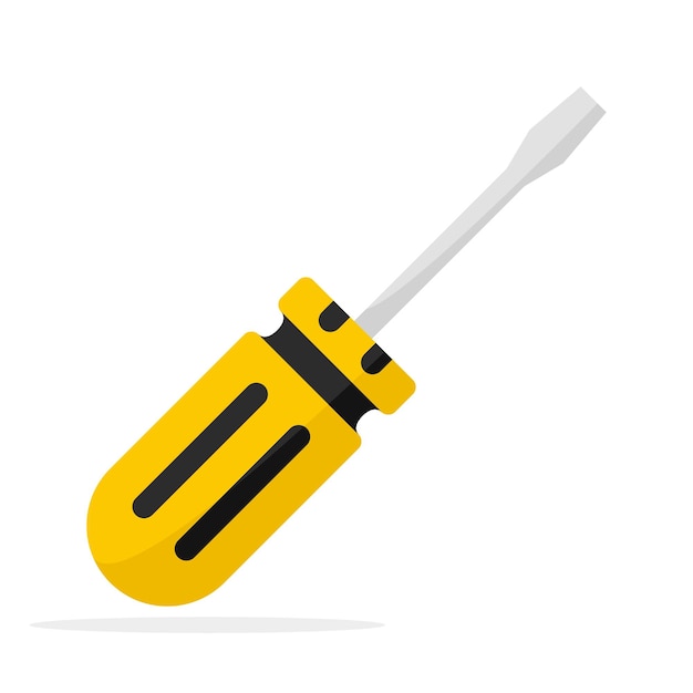 Screwdriver isolated on white background