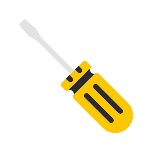 Screwdriver isolated on white background