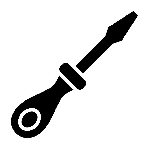 Screwdriver Vector Icon Design Illustration