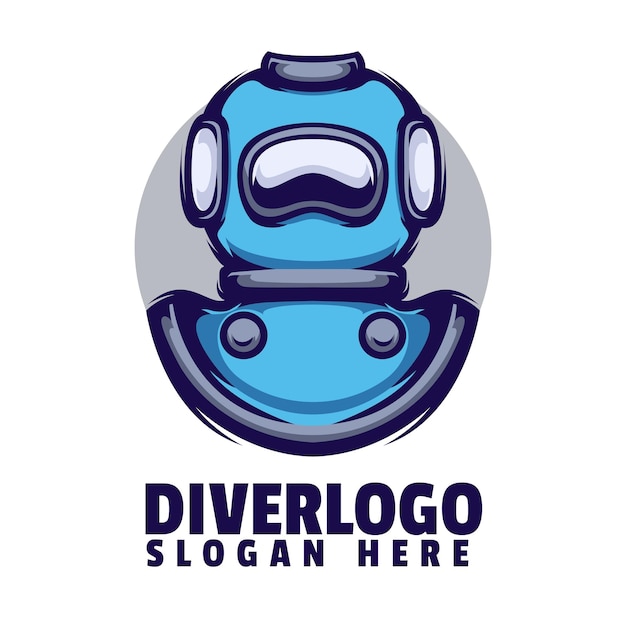 A scuba diving logo with the word scuba on it