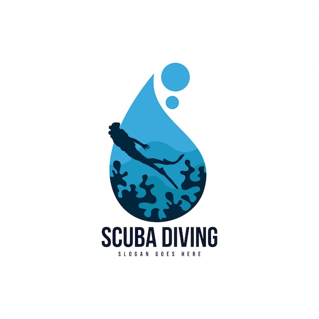 Scuba diving logo