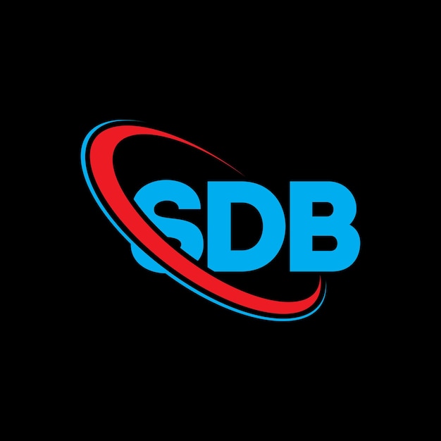 SDB logo SDB letter SDB letter logo design Initials SDB logo linked with circle and uppercase monogram logo SDB typography for technology business and real estate brand