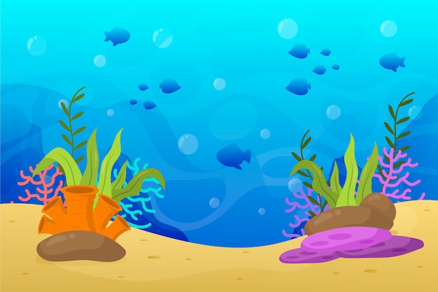 Under the sea background design