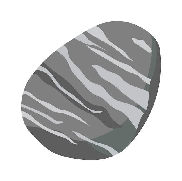 Sea pebble icon Vector illustration