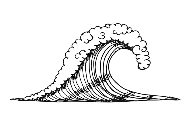 Sea wave vector