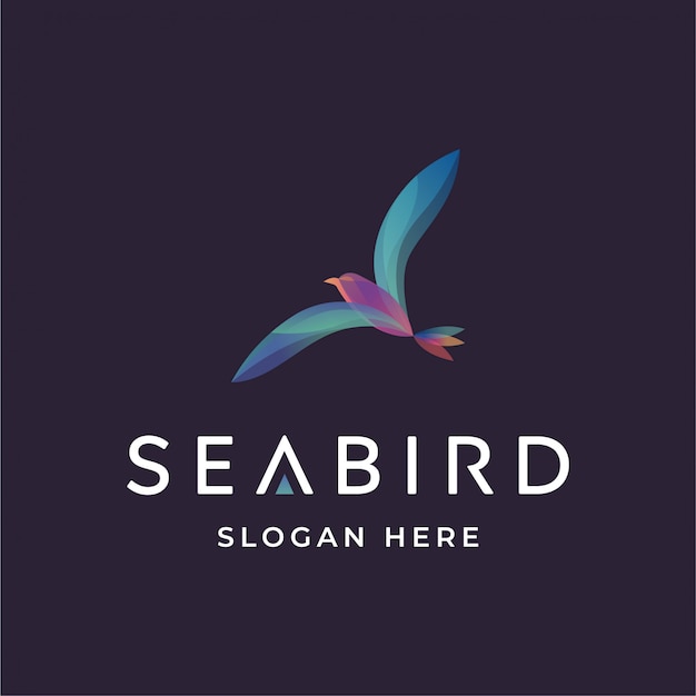 Vector seabird logo