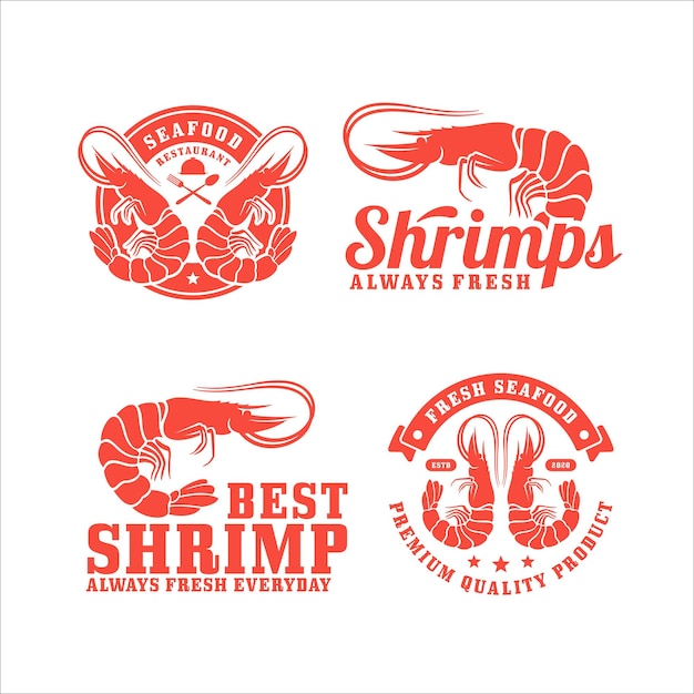 Seafood Shrimp Restaurant Logo Collection