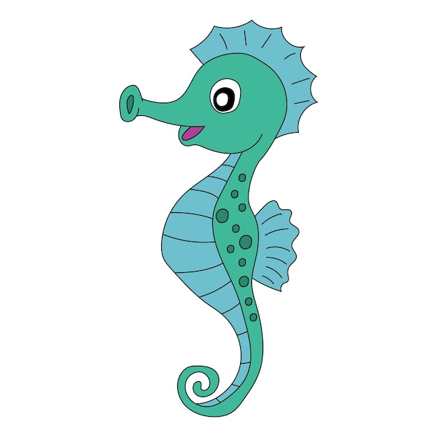 Seahorse Clipart Aquatic Animals and Sea Animals Clipart