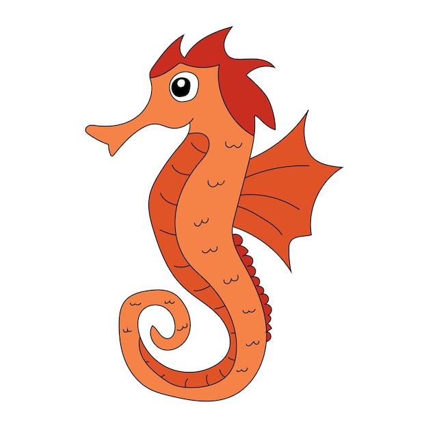 Seahorse Clipart Aquatic Animals and Sea Animals Clipart