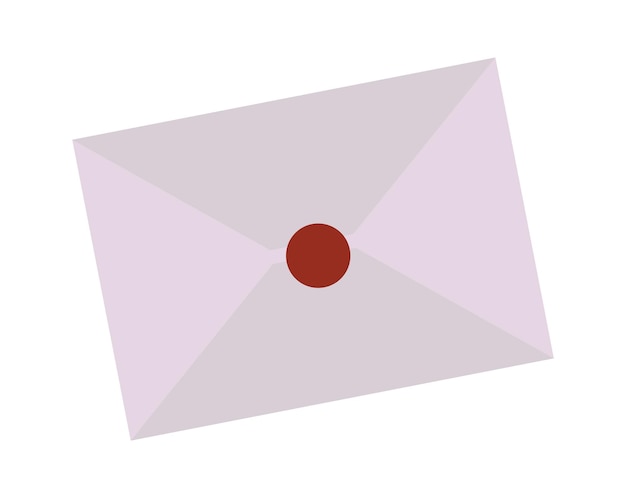 Sealed envelope icon Vector illustration