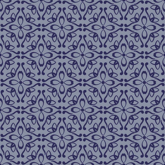 seamless abstract floral geometric pattern.