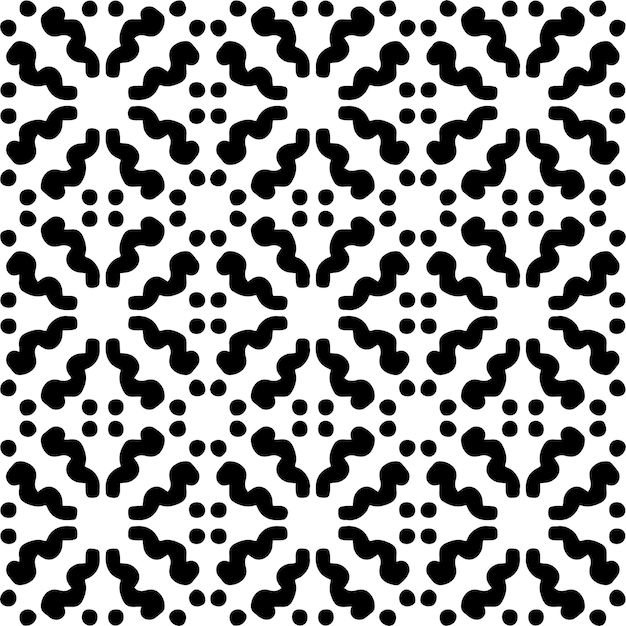 Seamless abstract geometric hand drawn pattern