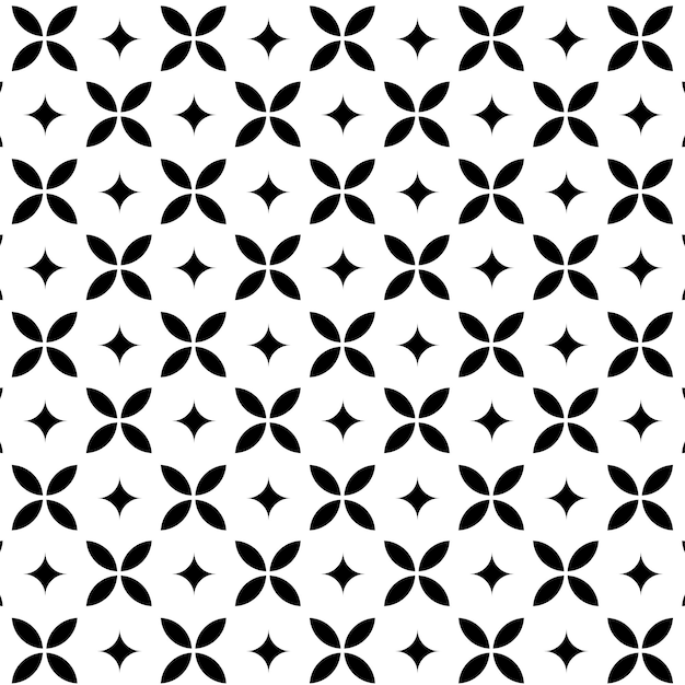 Seamless abstract geometric ornamental vector pattern background