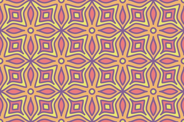 Seamless abstract geometric shape pattern