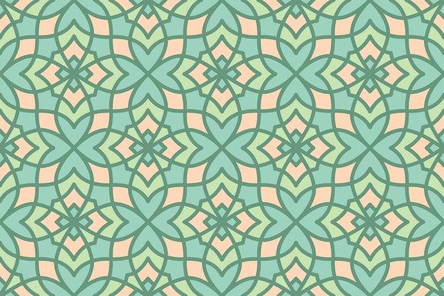 Seamless abstract geometric shape pattern