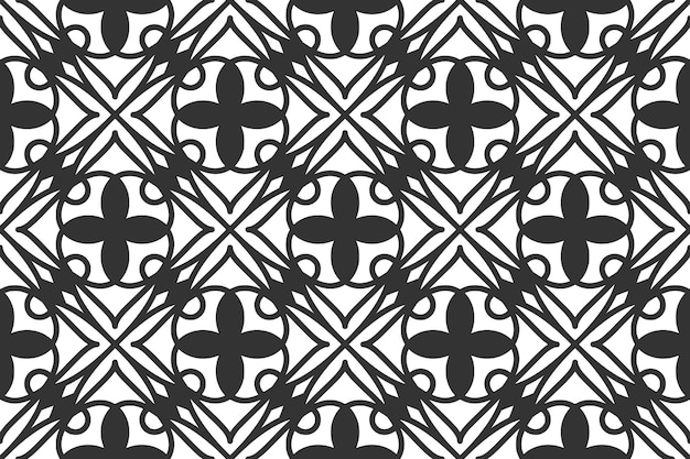 Seamless abstract geometric shape pattern