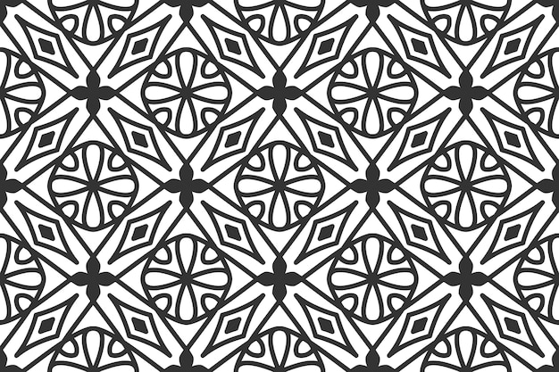 Seamless abstract geometric shape pattern