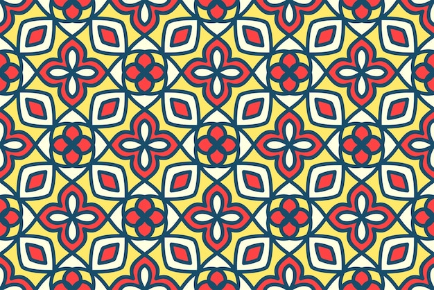 Seamless abstract geometric shape pattern