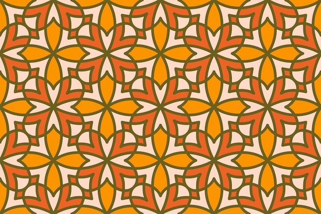 Seamless abstract geometric shape pattern