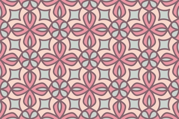 Seamless abstract geometric shape pattern