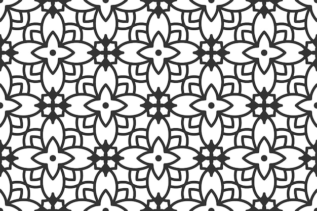 Seamless abstract geometric shape pattern