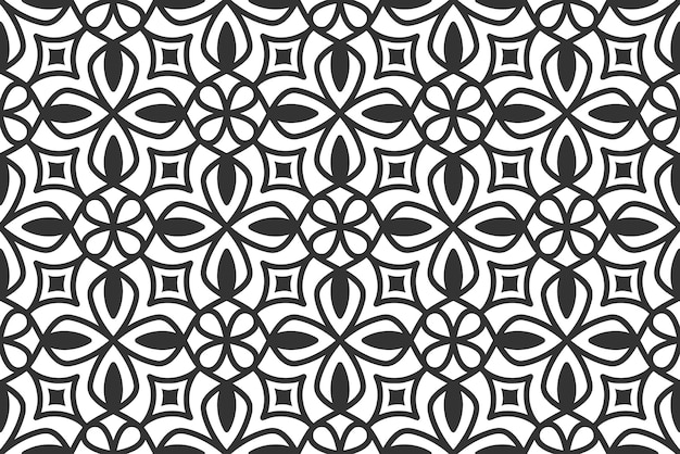 Seamless abstract geometric shape pattern