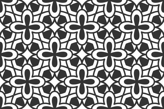 Seamless abstract geometric shape pattern