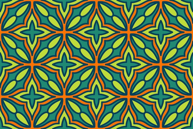 Seamless abstract geometric shape pattern