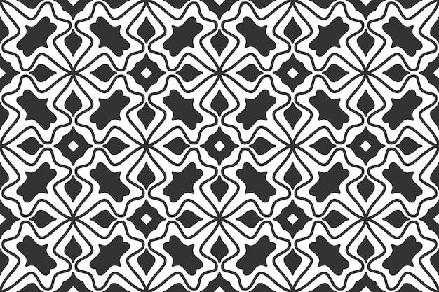 Seamless abstract geometric shape pattern