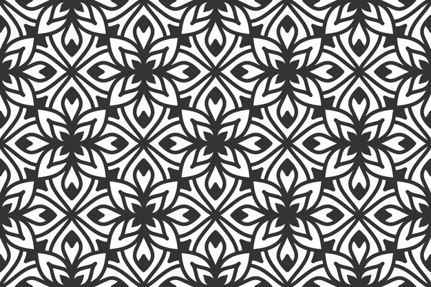 Seamless abstract geometric shape pattern