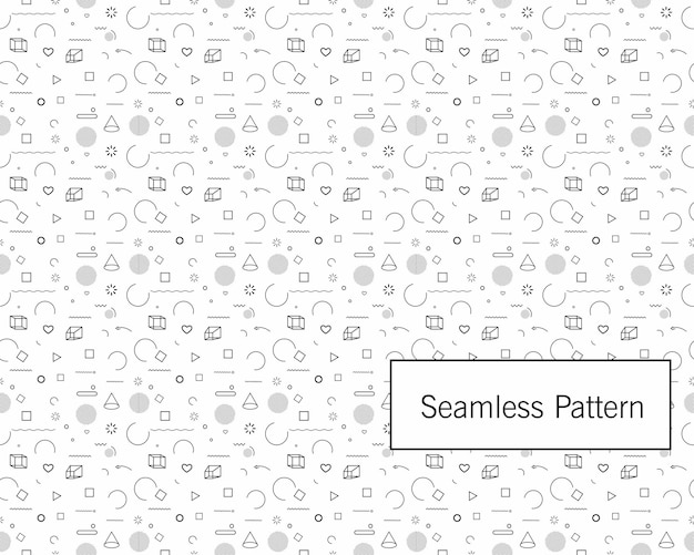 Seamless abstract pattern promotion dynamic geometric motion shapes. Pattern for cover design, poster, banner, card, greeting, business, decoration.