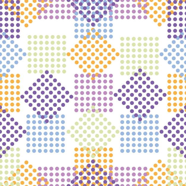 Seamless background pattern with squares and shadows, eps10 vector Abstract grunge square geometric