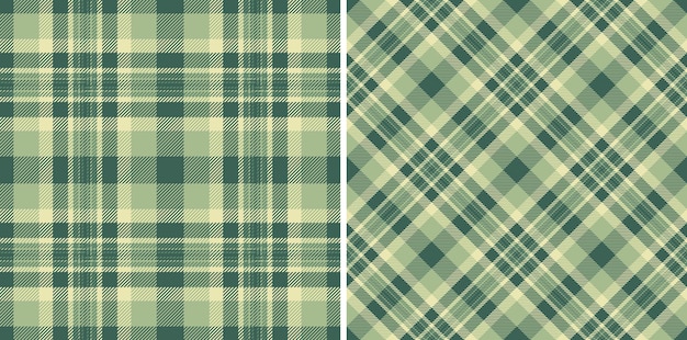 Seamless background texture of plaid pattern check with a tartan vector textile fabric