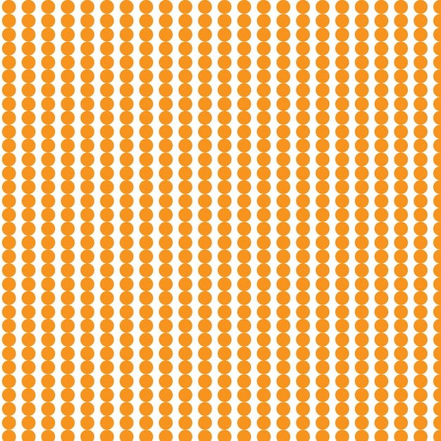 seamless background with circles Rectangle seamless pattern with orange dots on white background