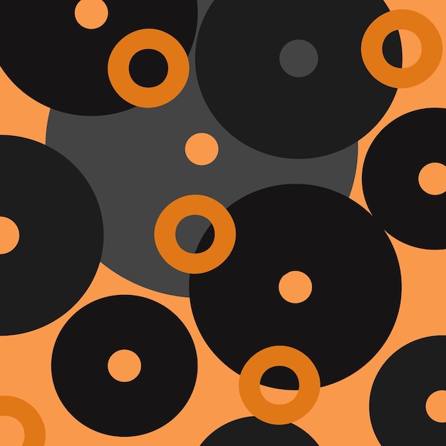 Seamless background with circles