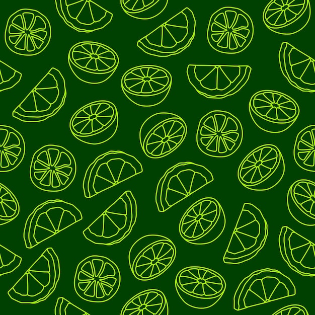 Seamless background with lemons 2