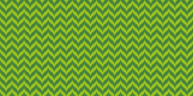 Seamless banner with green chevron