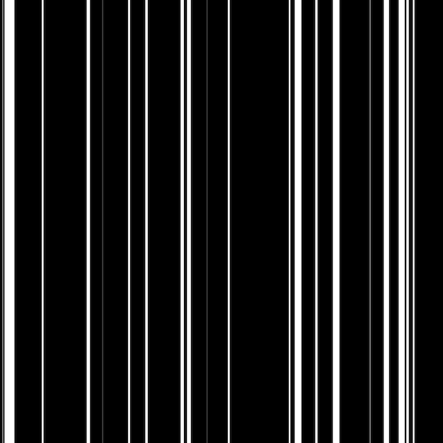 Seamless barcode abstract background with random black vertical lines Vector illustration