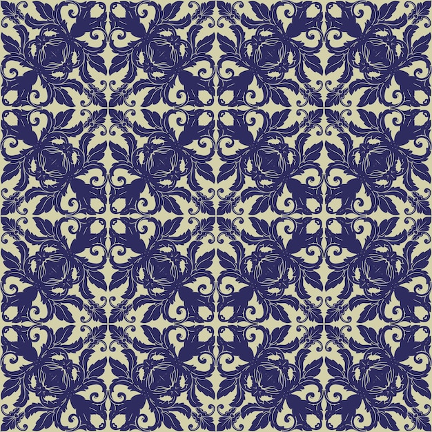 Seamless baroque pattern