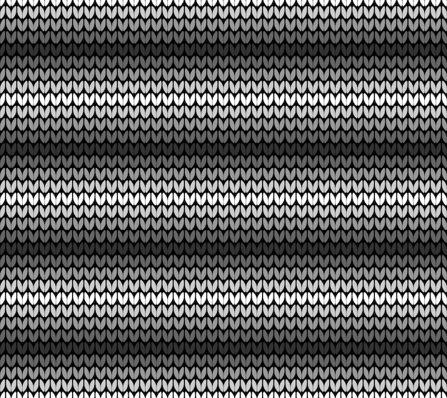 Seamless black horizontal pattern