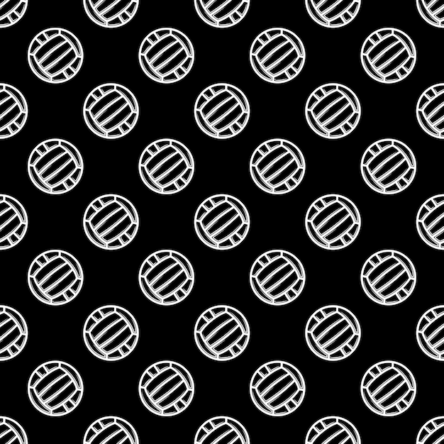 Seamless black waterpolo background