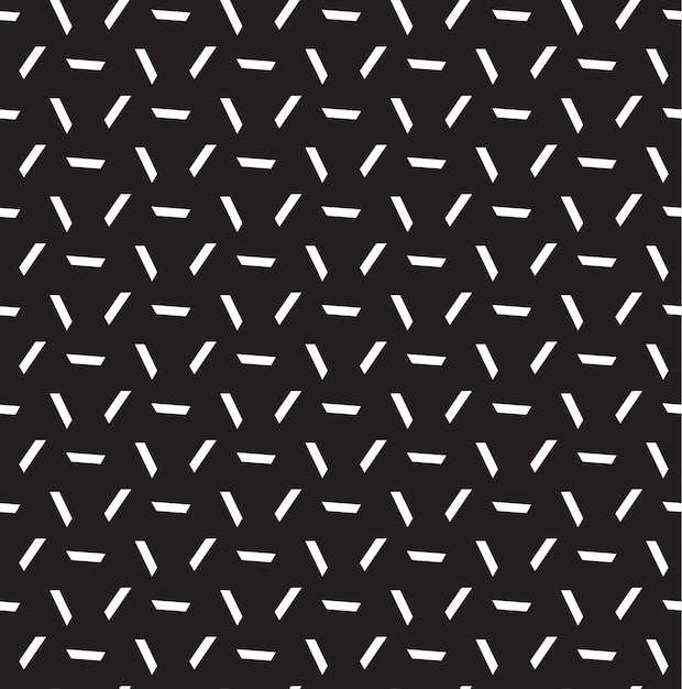 Seamless black - white geometric pattern vector illustration