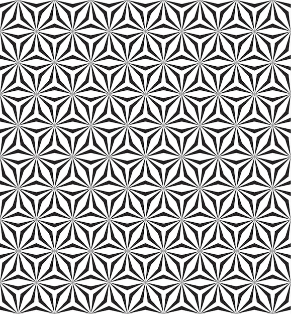 Seamless black white geometric pattern