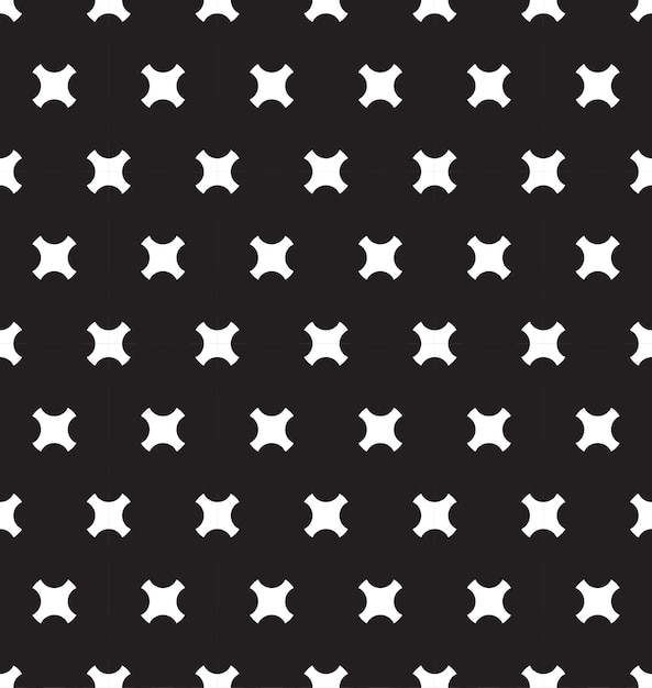 Seamless black white geometric pattern