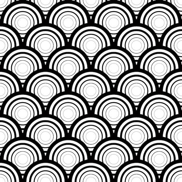 Seamless black and white geometric vector background, simple stripes vector pattern, accurate, editable and useful background for design or wallpaper.