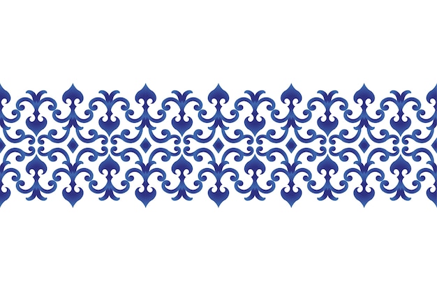 Seamless borders ornament Japan and Chinese style